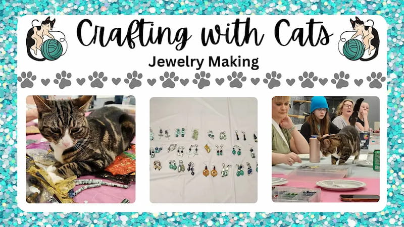 Crafting With Cats: Jewlery Making for the Holidays!